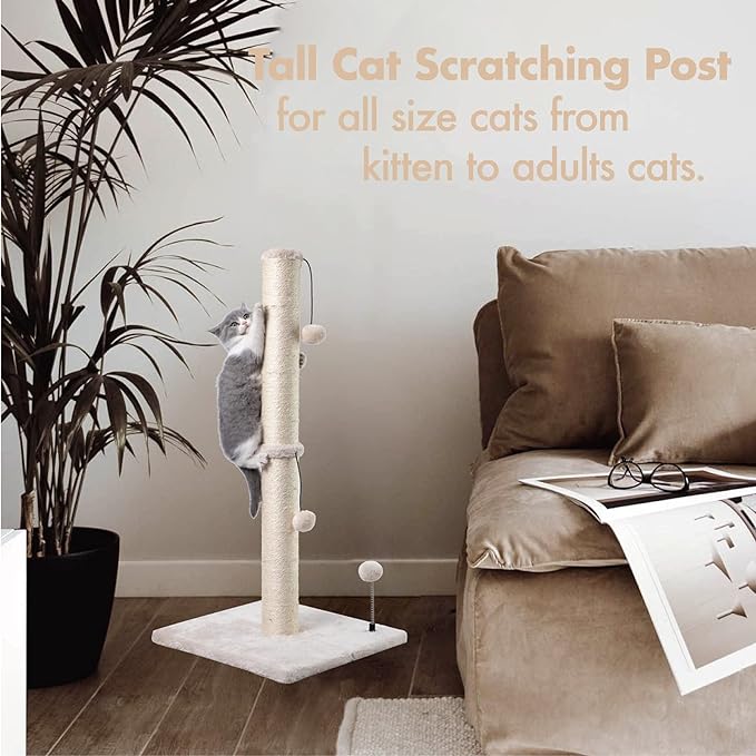 34 Inch Tall Cat Scratching Pillar