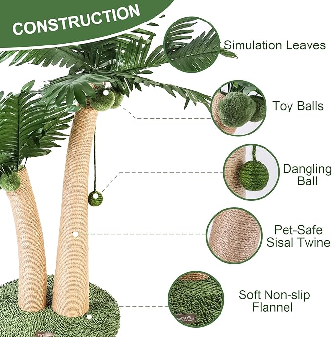 35 Inch Tall Cat Scratching Pillar