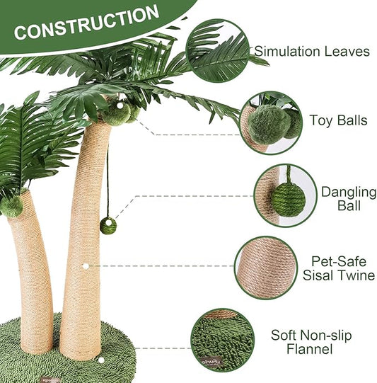 35 Inch Tall Cat Scratching Pillar