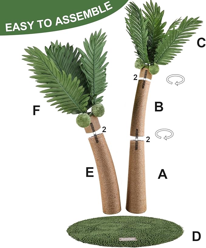 35 Inch Tall Cat Scratching Pillar