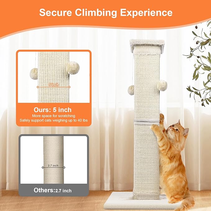 Cat Scratching pillar 33 Inch