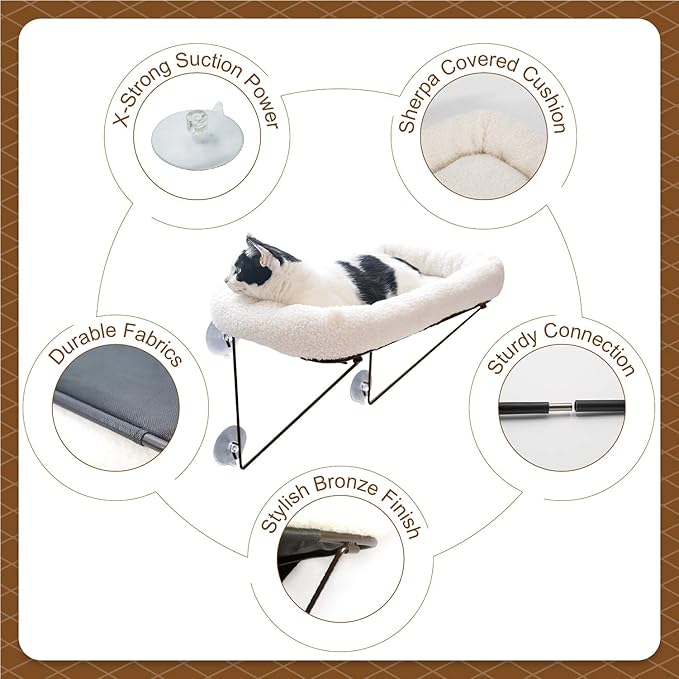 Feline Window Perch Bed