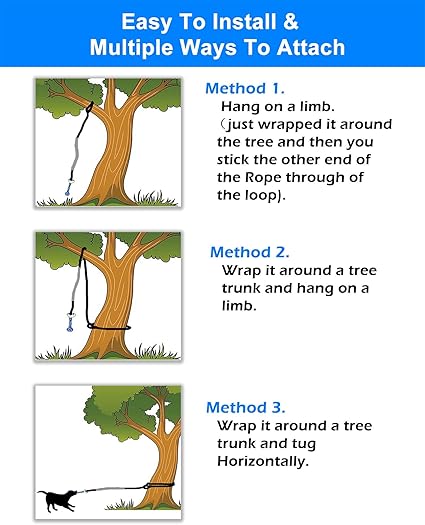 Outside Dog Bungee Tug Toy