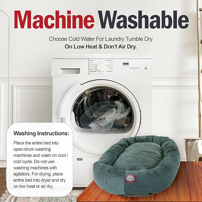 Pet Micro Velvet Calming Dog Bed