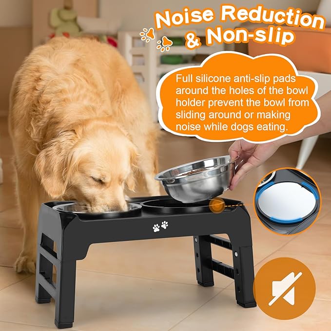 Height Alterable Dog food Bowls 2025