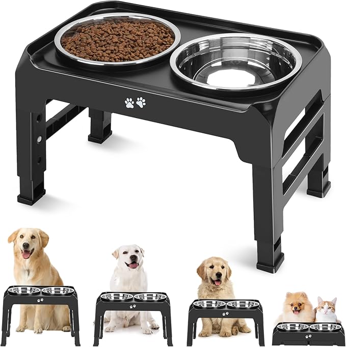 Height Alterable Dog food Bowls 2025