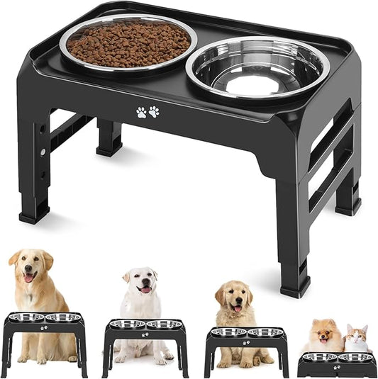 Height Alterable Dog food Bowls 2025