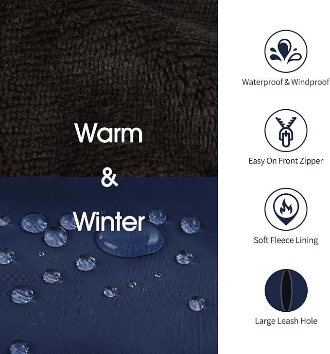 IECOii Extra Warm Dog Coat