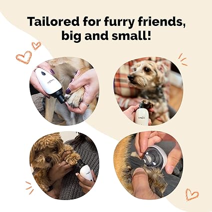 Lucky Tail Pet Nail Grinder for Dogs and Cats