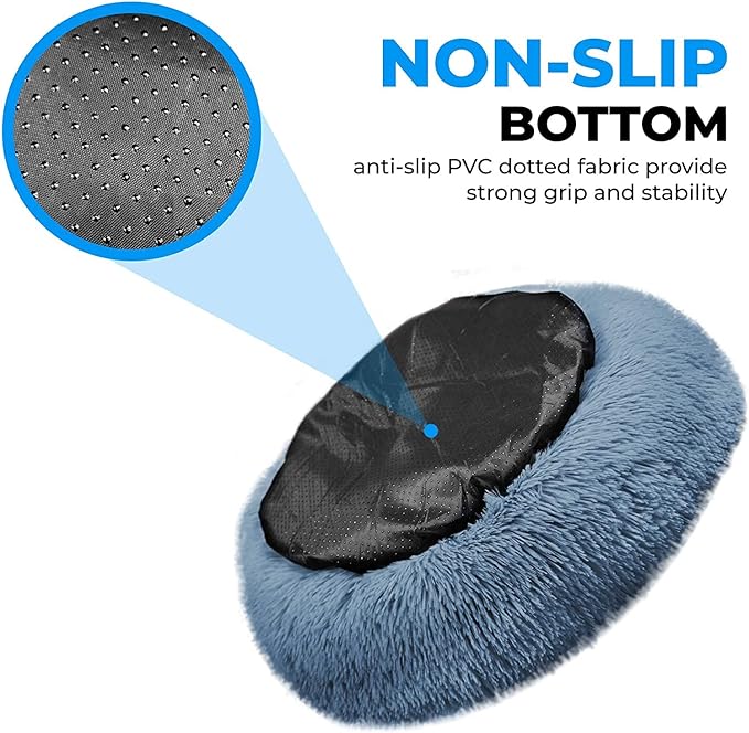 orthopedic self warming, calming round cat bed