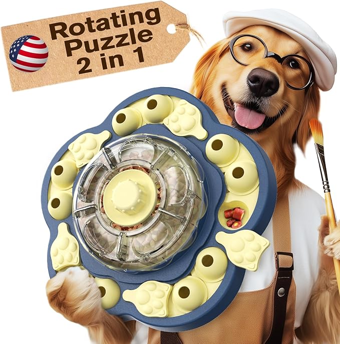 Dog Puzzle Revolve N' Eat Toy